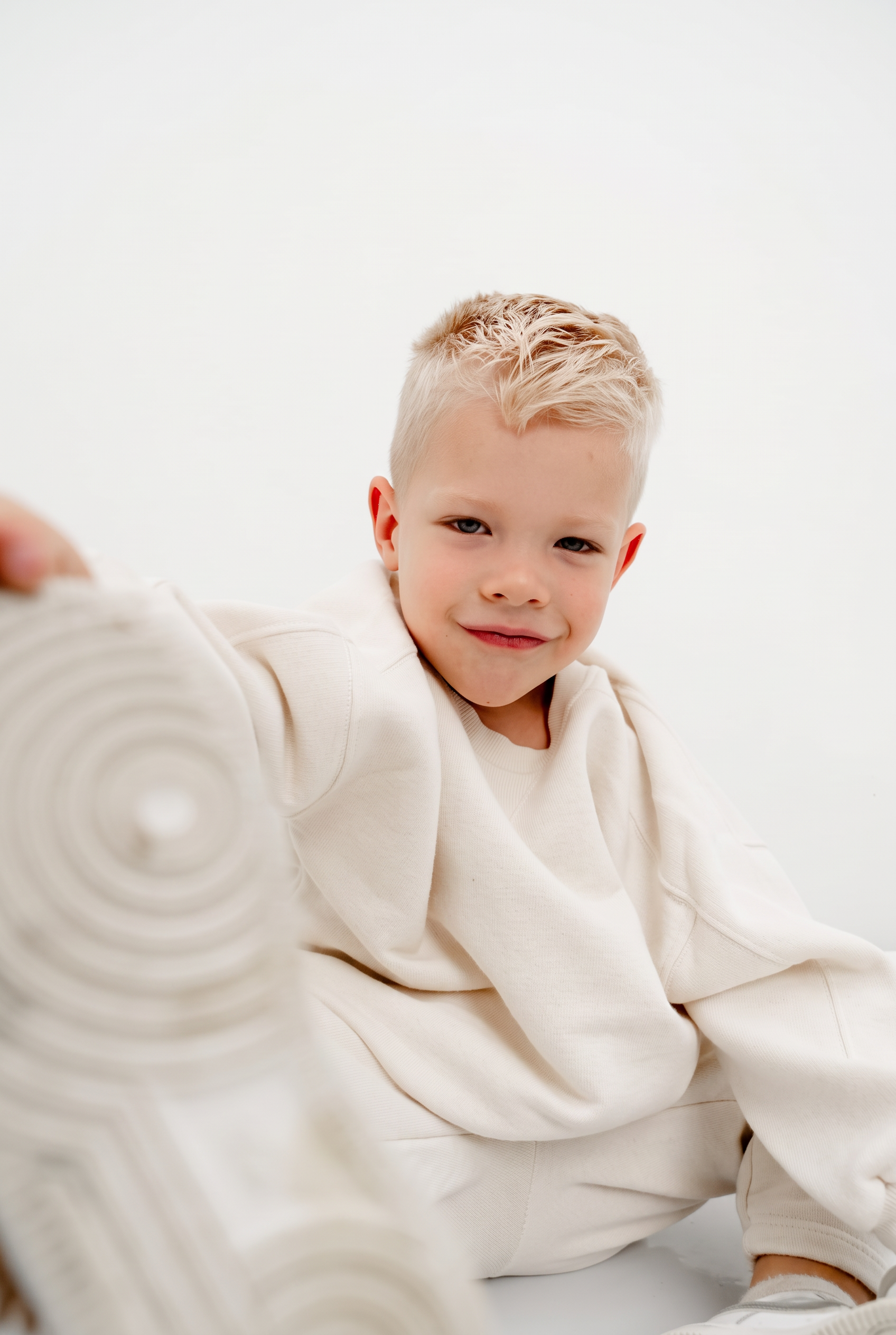 Playful original studio portrait